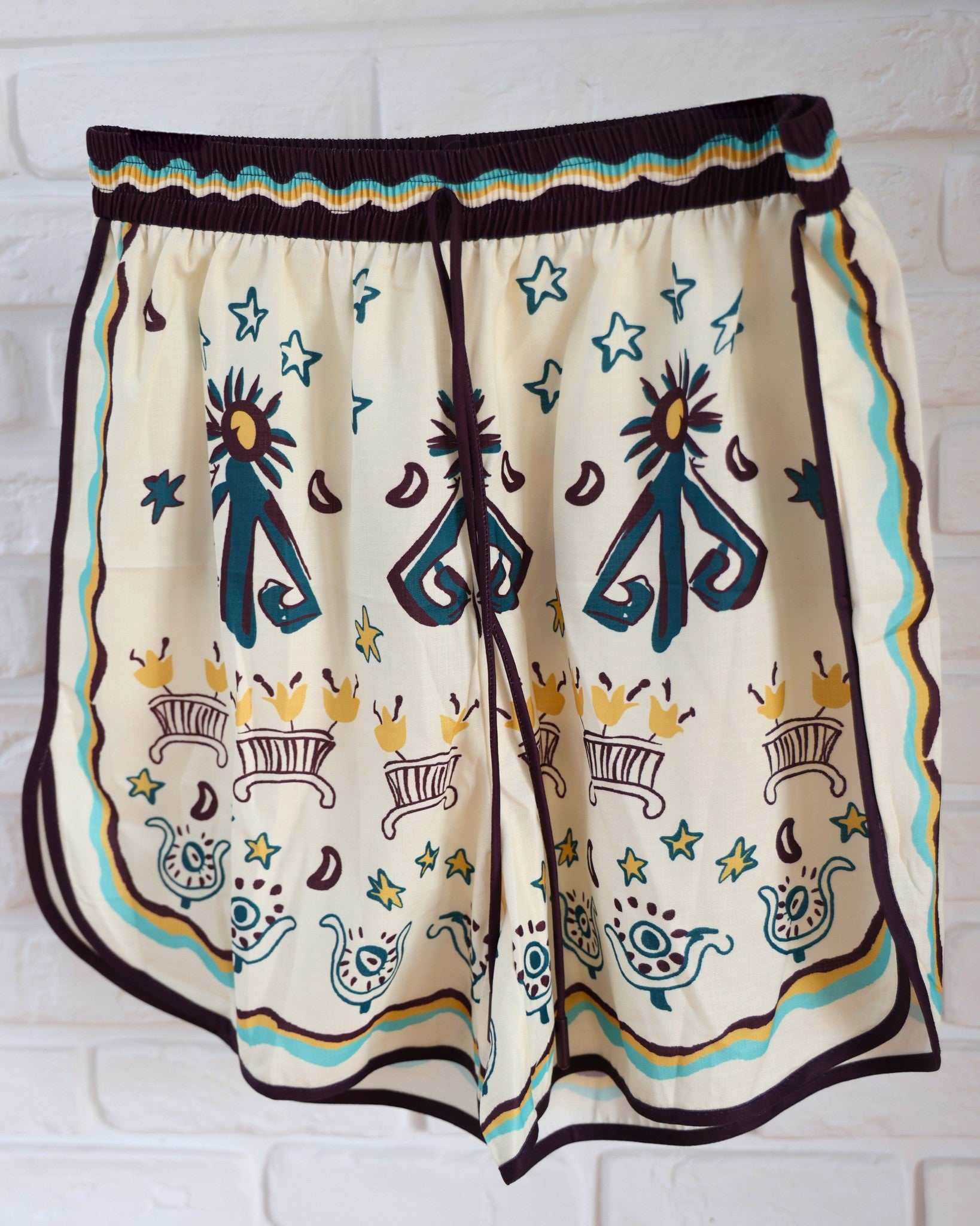 Compleu Cămașă și Pantaloni Scurți cu Print Astral